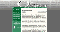 Desktop Screenshot of coopersvilleobserver.com